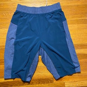 Blue Lululemon Training Shorts
